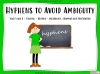 Hyphens to Avoid Ambiguity - Year 5 and 6 Teaching Resources (slide 1/28)